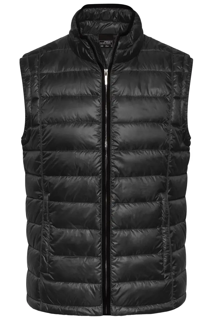 Muški pernati prsluk JN1080 black/black S-0 Muški pernati prsluk JN1080 black/black S-0