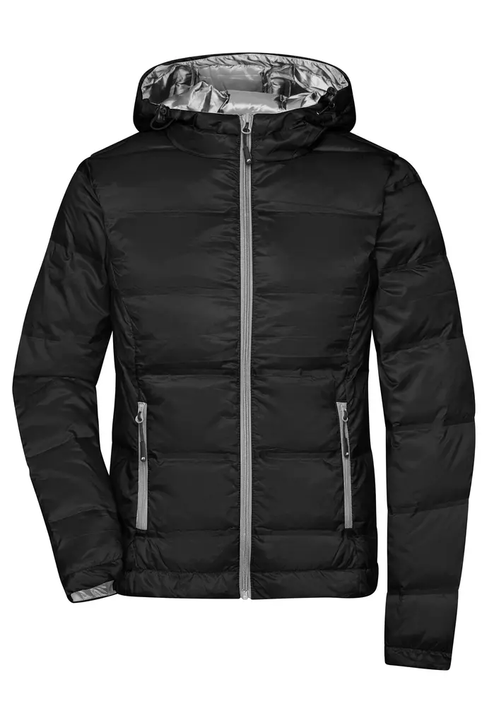 Ženska pernata jakna JN1151 black/silver XS-0 Ženska pernata jakna JN1151 black/silver XS-0