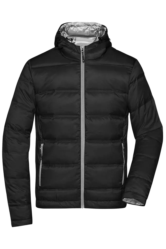Muška pernata jakna JN1152 black/silver S-0 Muška pernata jakna JN1152 black/silver S-0